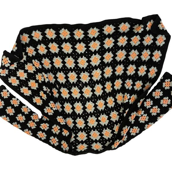 Vintage Granny Square Sweater Cardigan - Picture 5 of 8